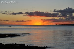 美ら海水族館の夕暮れ 美ら海水族館の夕暮れ